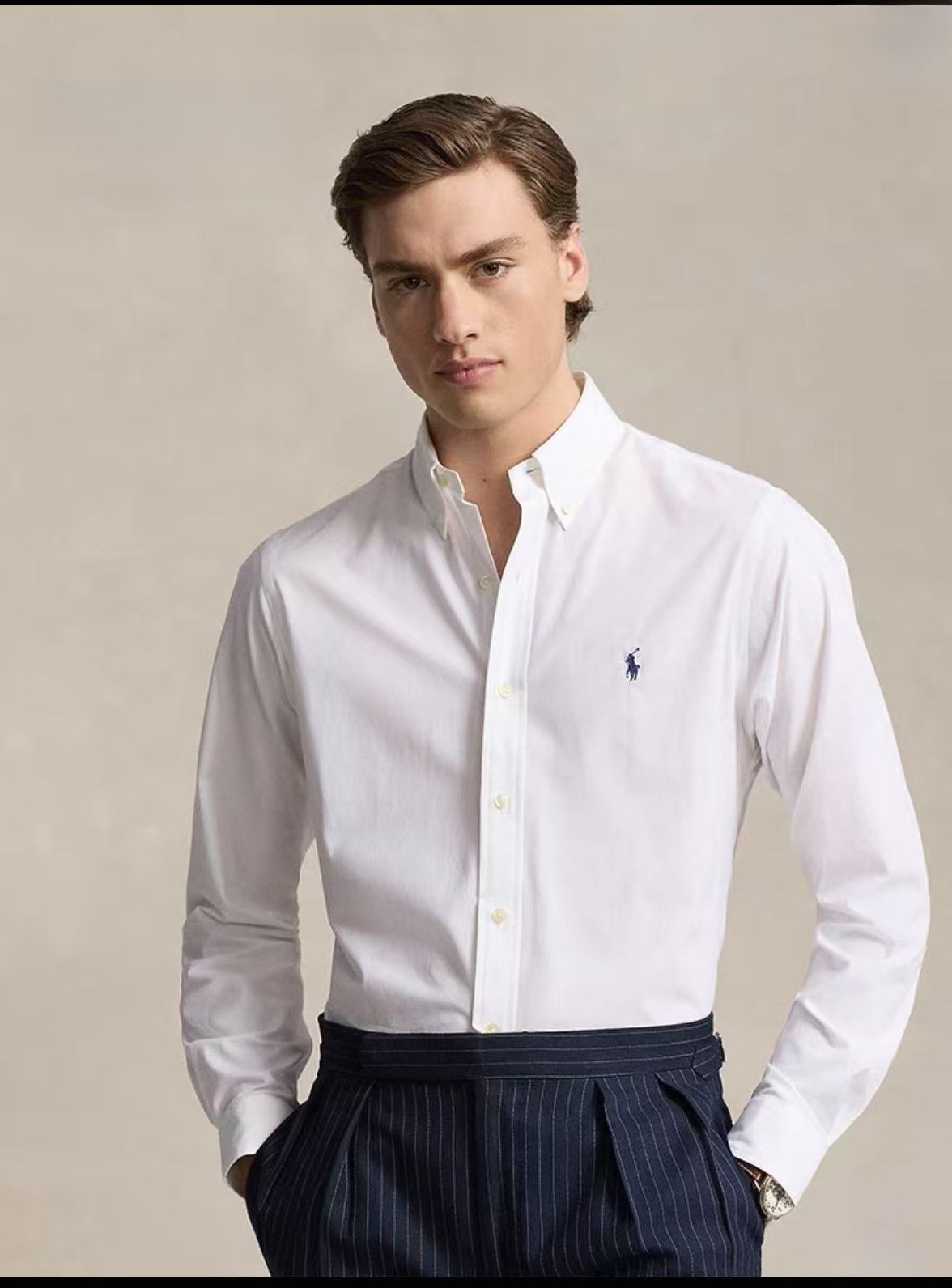 （府绸）FAFACH 精工刺绣商务休闲高端男士液氨100支高支高密衬衫