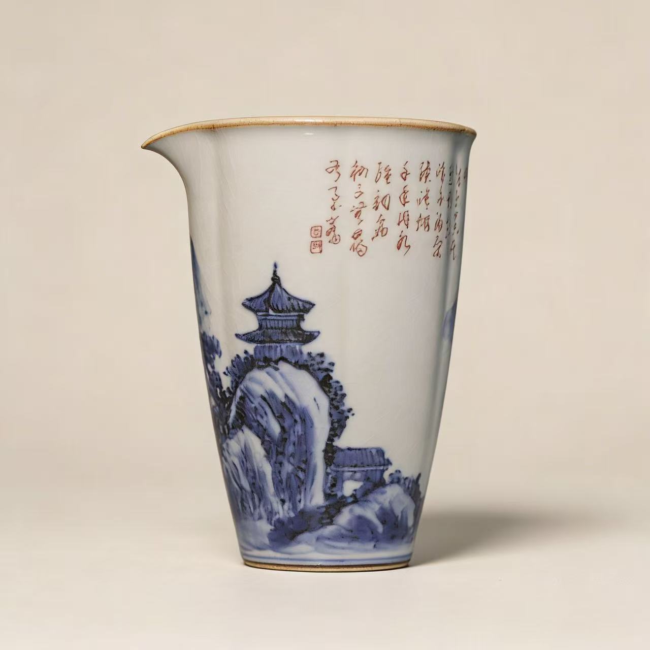 【朴云堂】花口山水公道（无包装）（G-6）