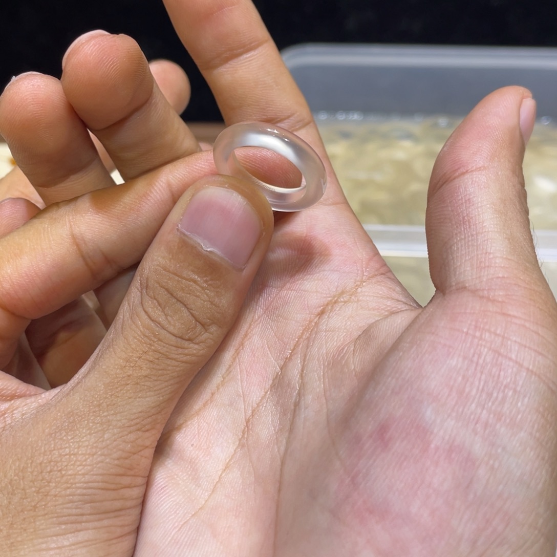 玛瑙/玉髓未镶嵌戒指67号港10