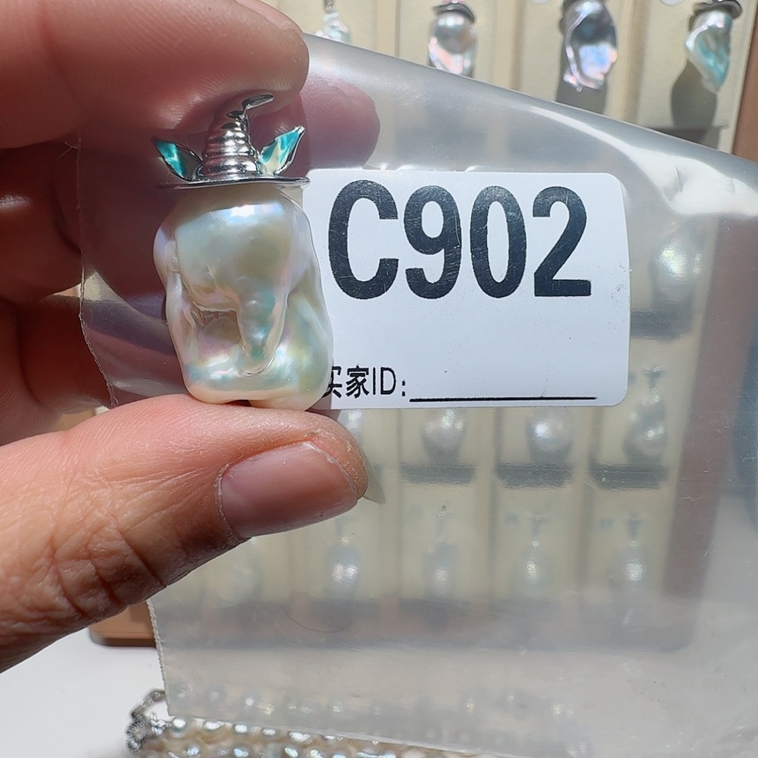 淡水珍珠合金颈饰