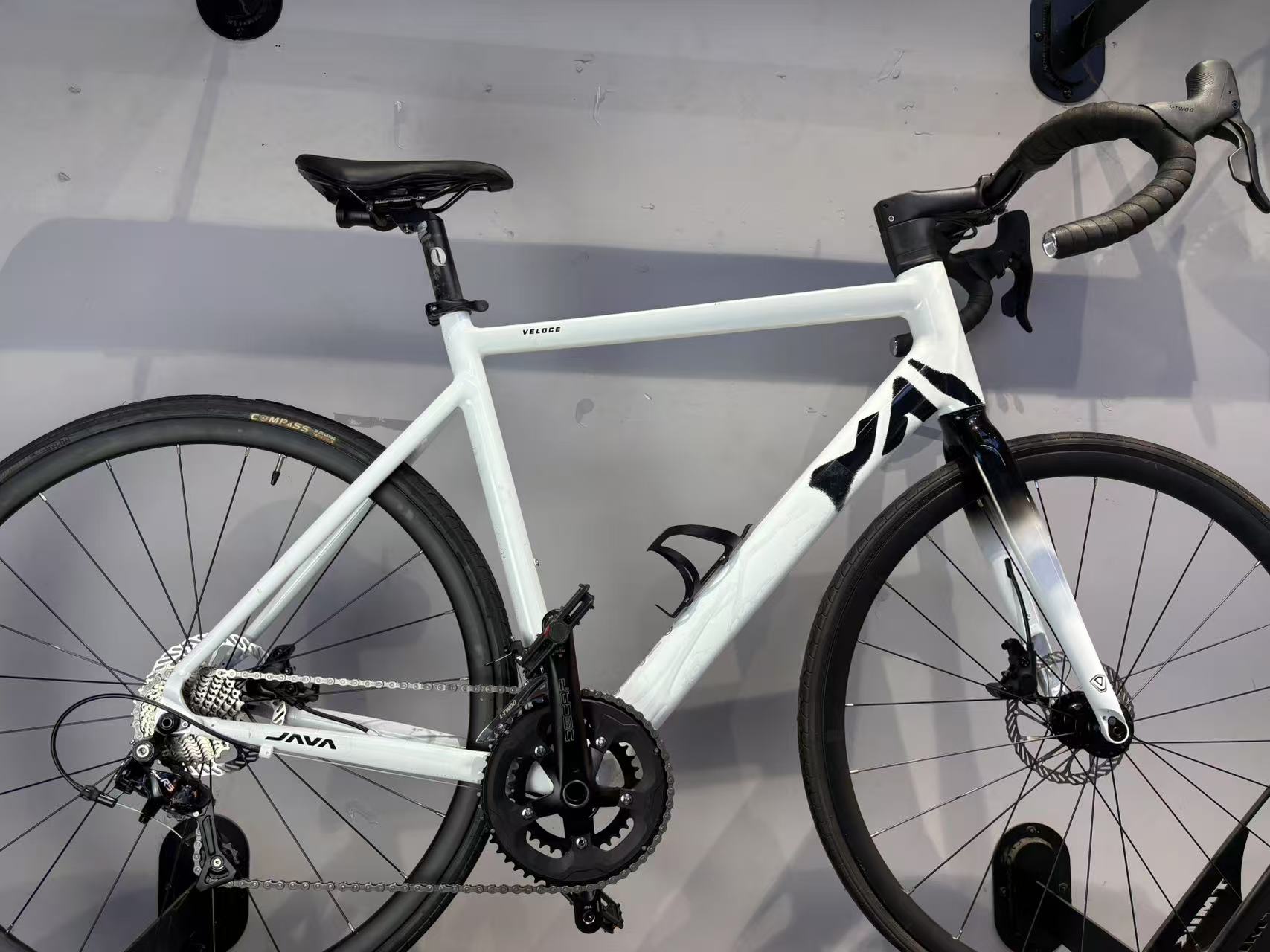 Java 维洛克25款 16速铝合金碟刹公路自行车 L码(适合176-183cm)