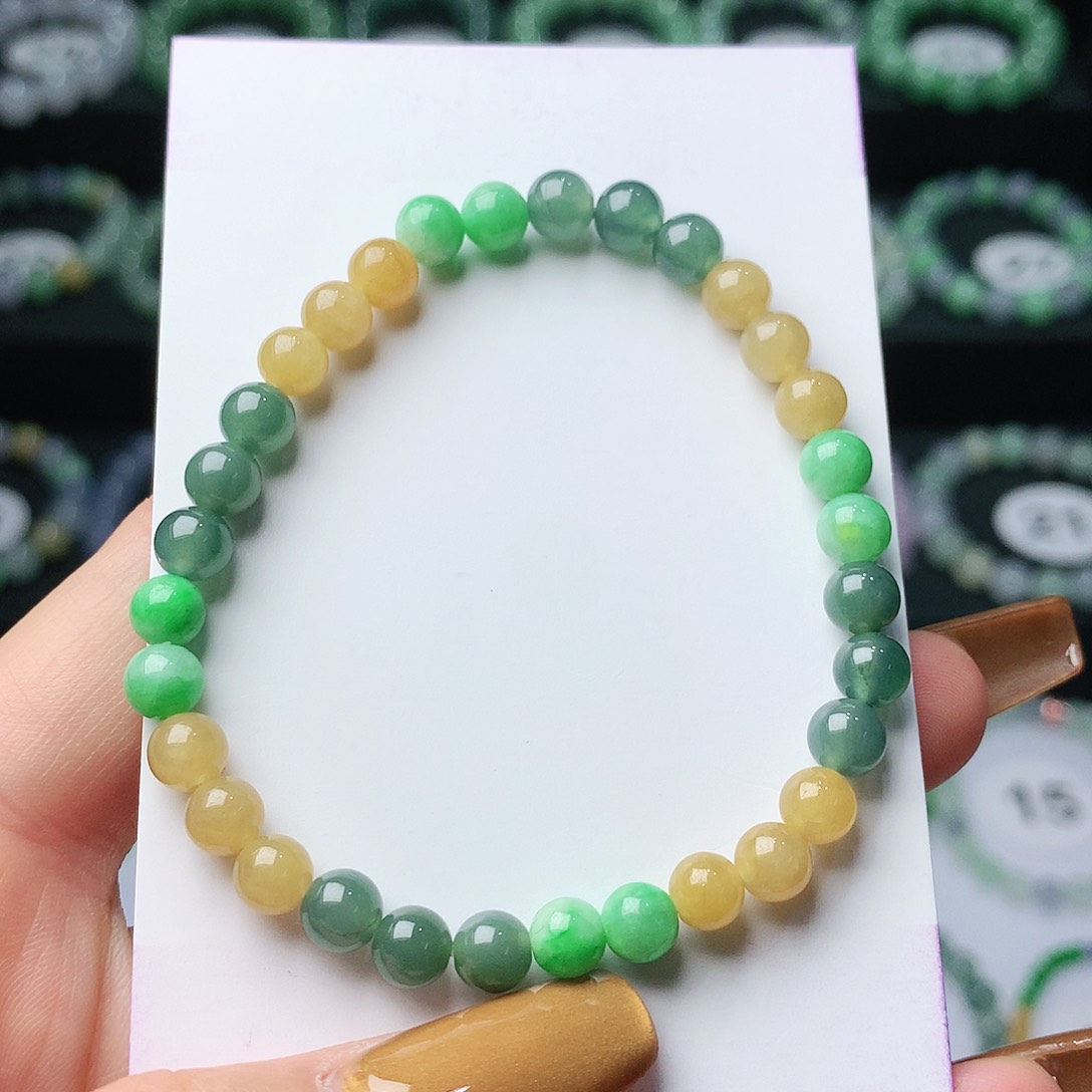 翡翠手链未镶嵌翡翠