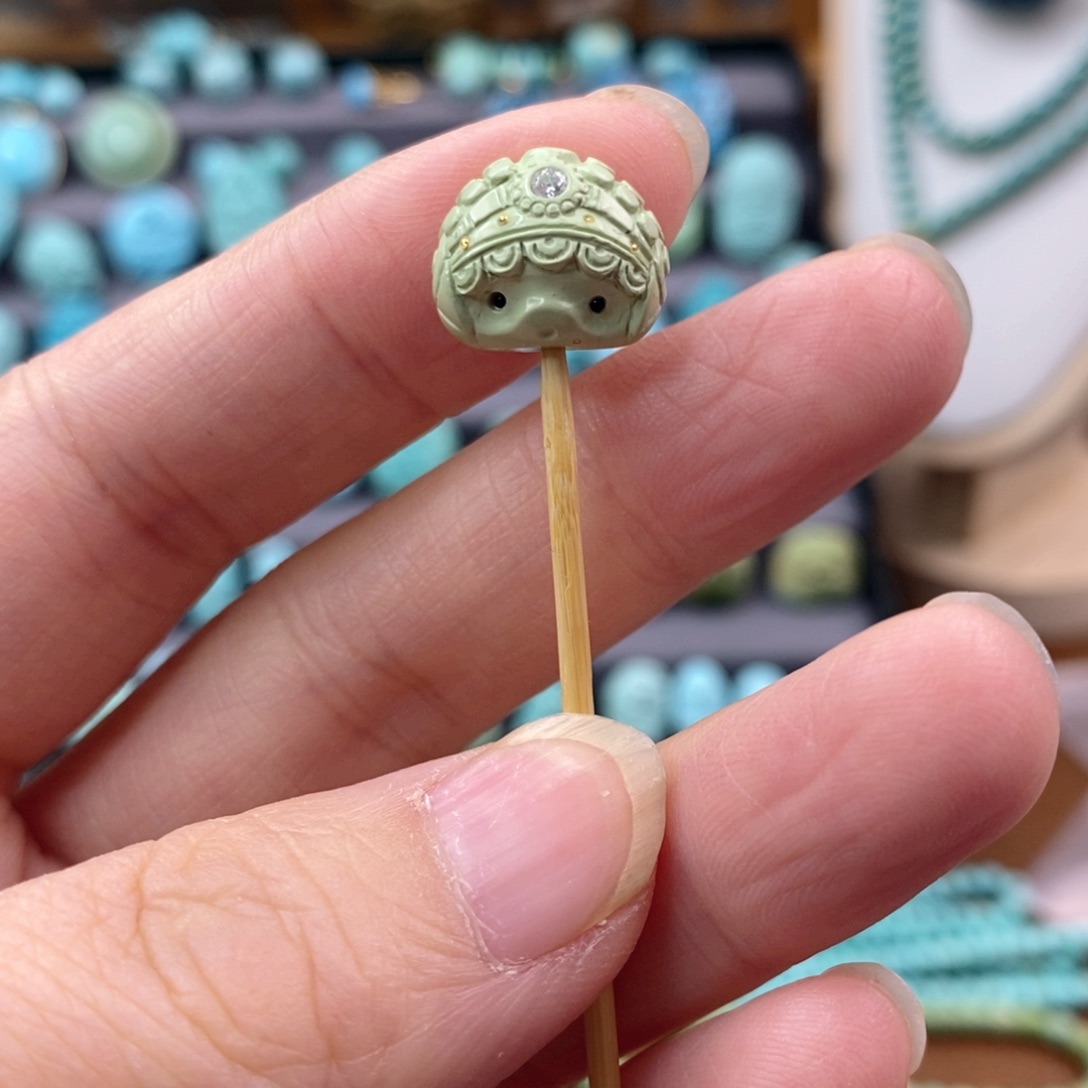 绿松石珠宝奇石未镶嵌