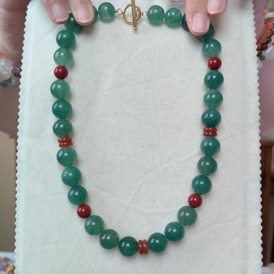 颈饰合金石英质玉设计款