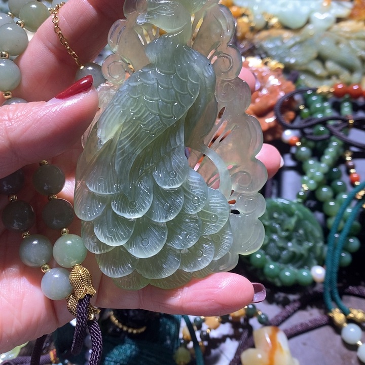 岫玉毛衣链未镶嵌