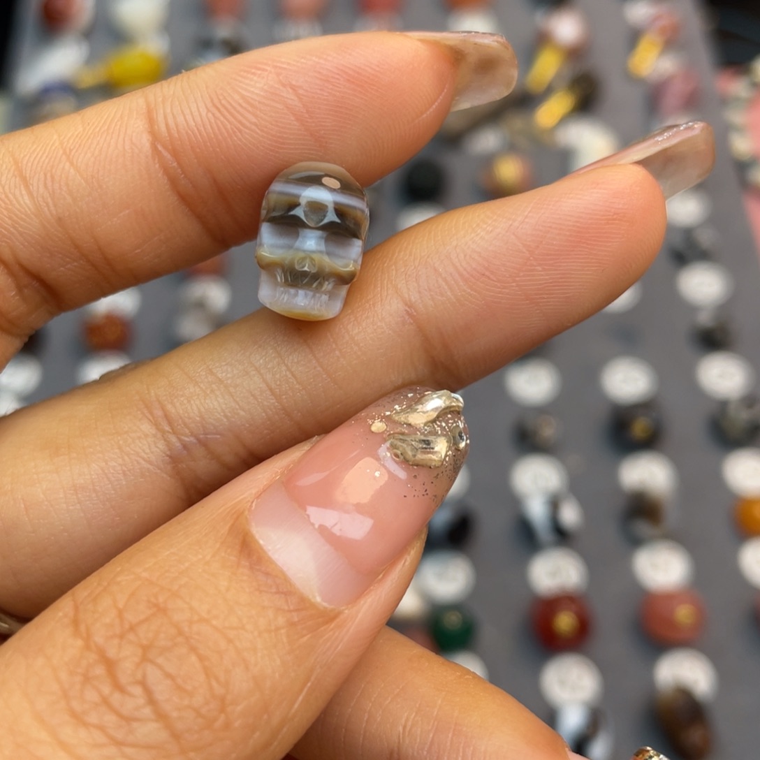 玛瑙/玉髓配饰合金