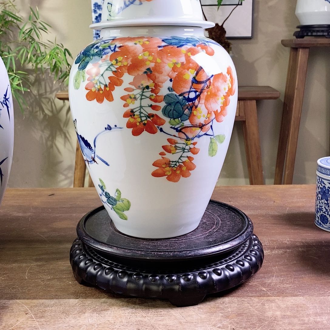 【闪购商品】雀*景德镇陶瓷家用摆件