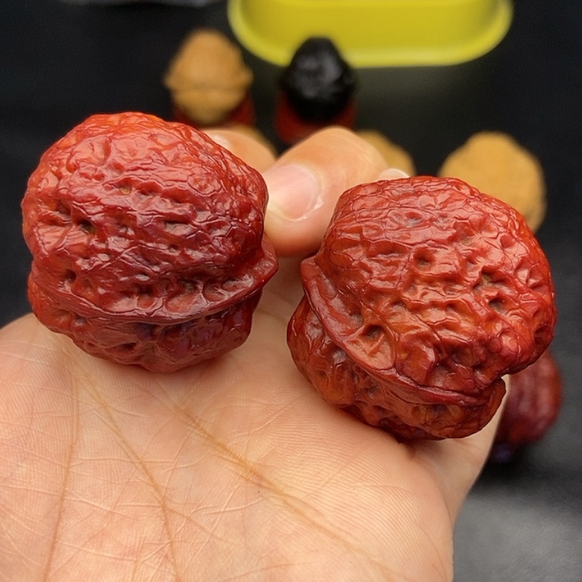 【闪购商品】把件文玩核桃37尺舍俐金蟾