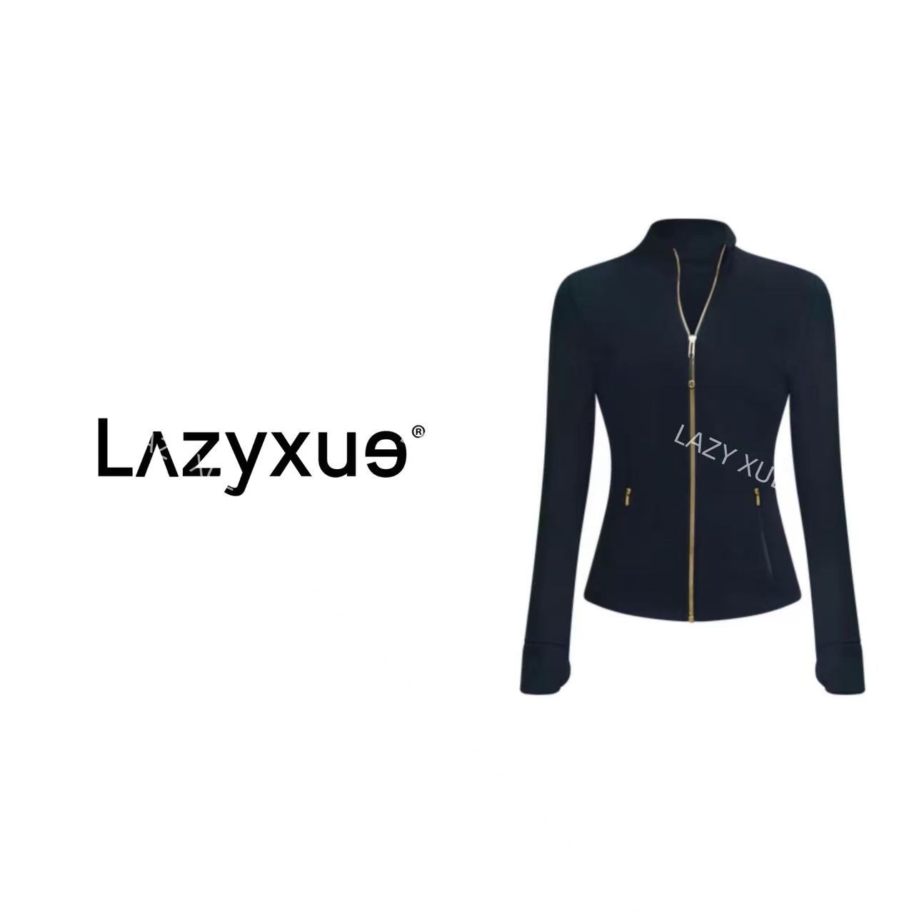 LAZYXUE薛懒懒/"LU"新款百搭休闲立领夹克长袖外套 00481