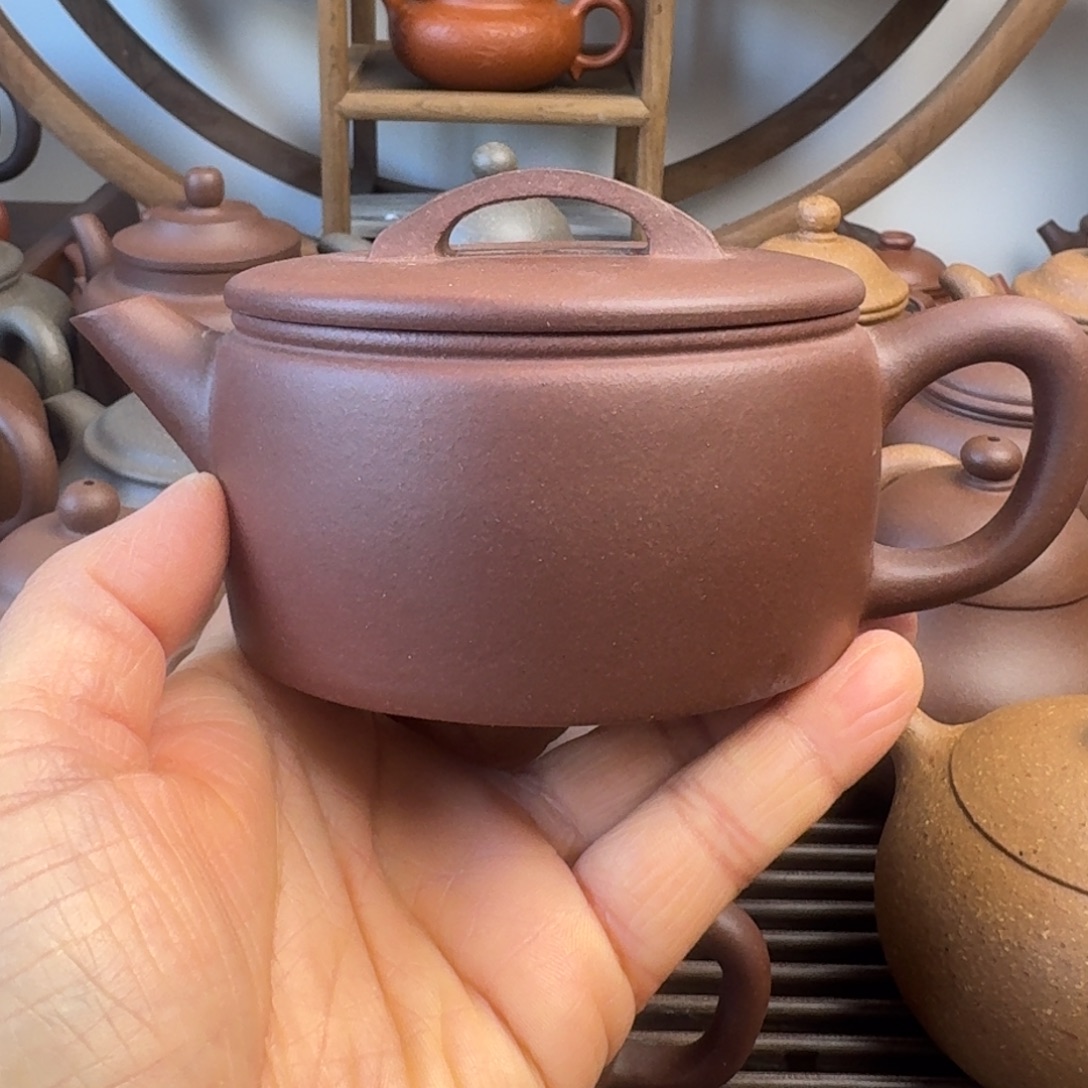 茶壶紫砂200cc汉瓦微瑕特价处理
