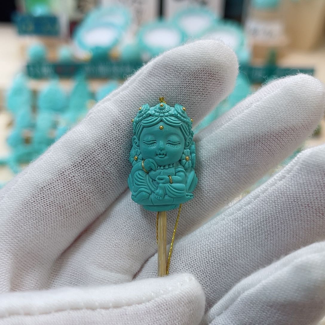 绿松石珠宝奇石未镶嵌