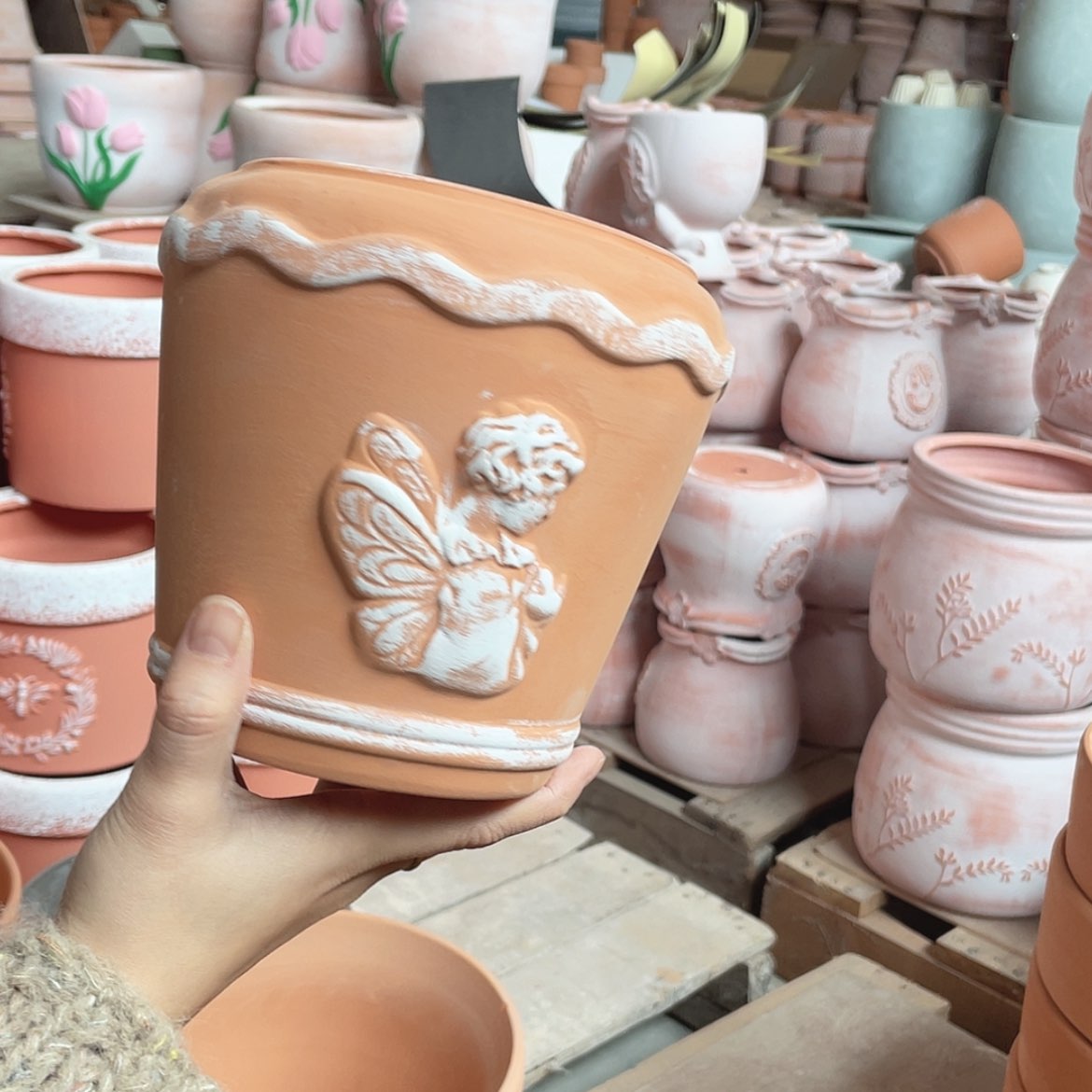 【闪购商品】红陶擦白波浪女孩13-15