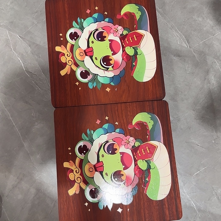 花梨木类端景台241105-1发一对Q版蛇