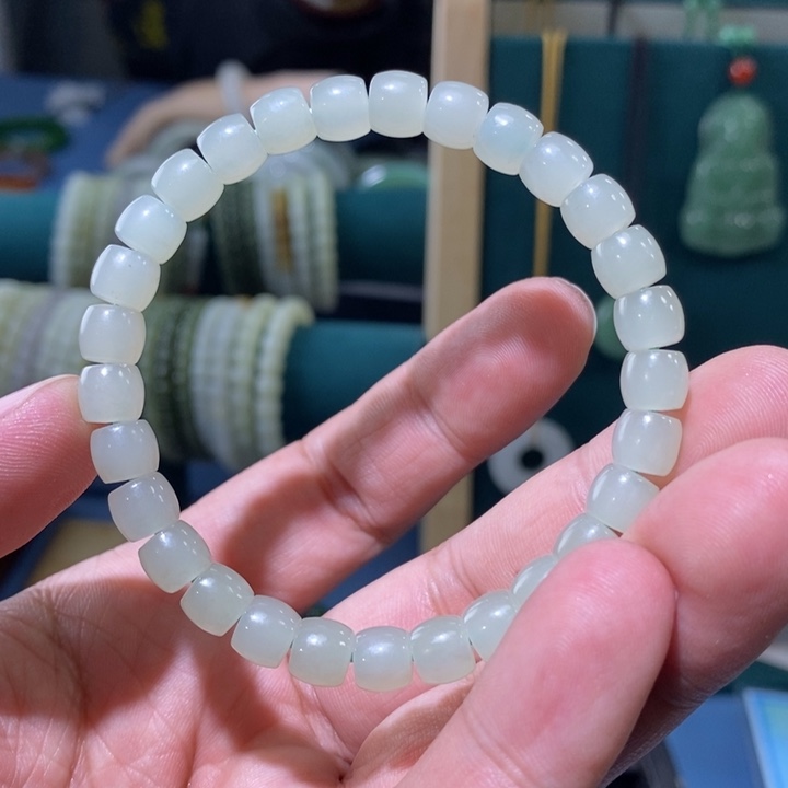 和田玉手链未镶嵌