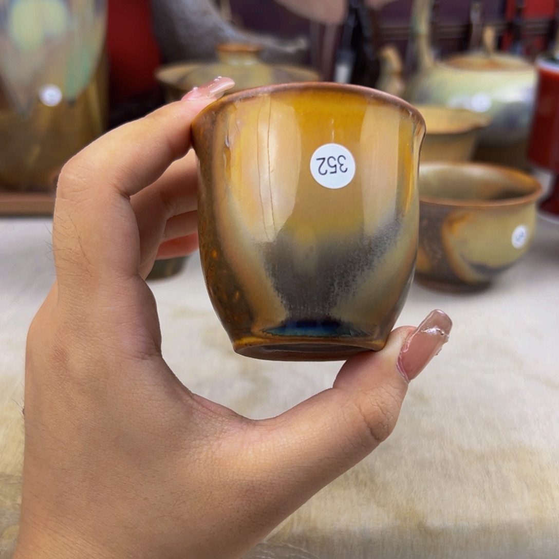 杯纯手工柴烧主人杯