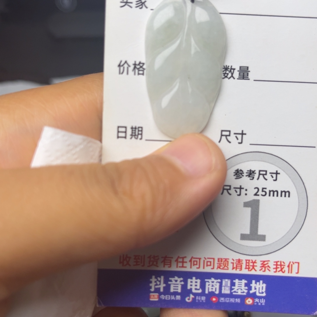 翡翠未镶嵌颈饰挂件