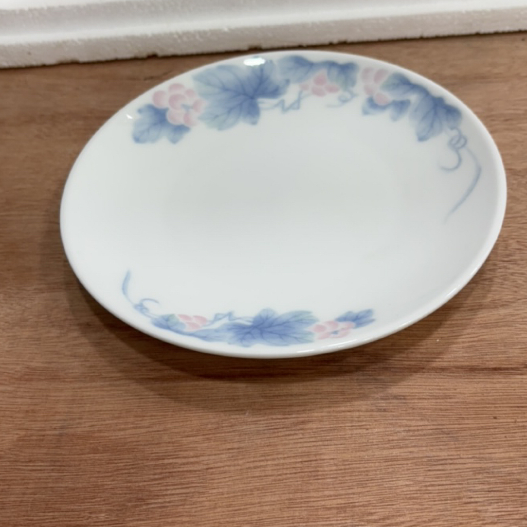 葡萄花盘子18.5公分