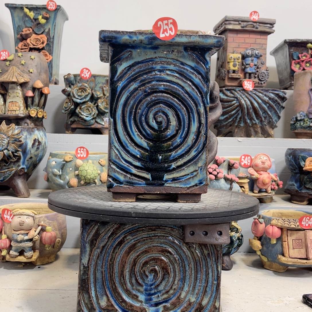 陶瓷255 号陶然花盆