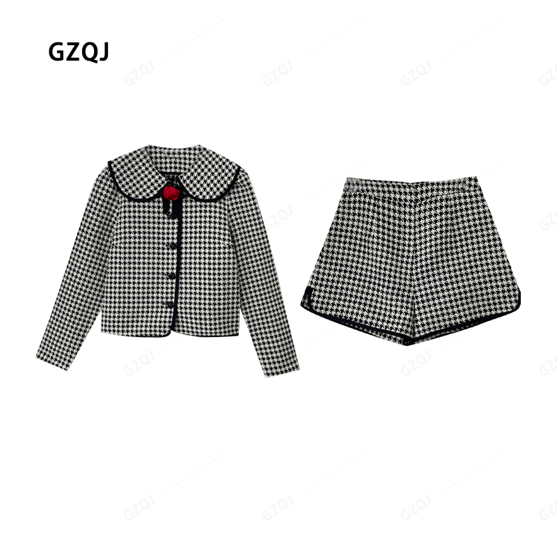 广州琴姐【气质名媛】春季新款时尚设计感显瘦时尚套装2947-2948