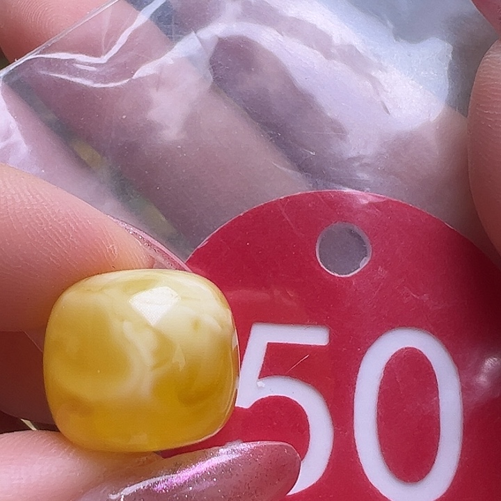 未镶嵌蜜蜡裸石微瑕15mm老型