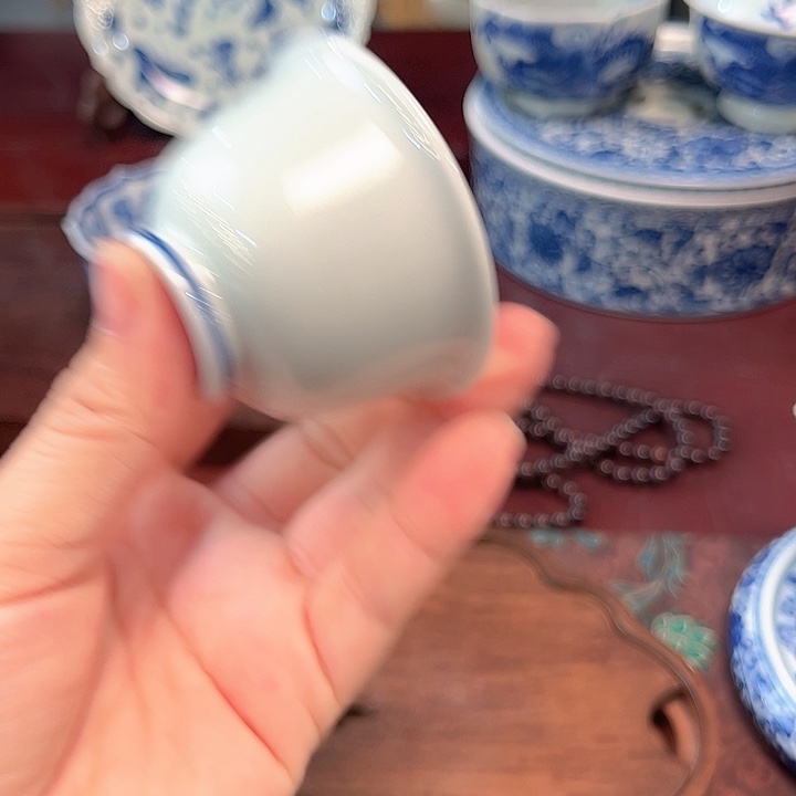 镹曰陶手工手绘青花