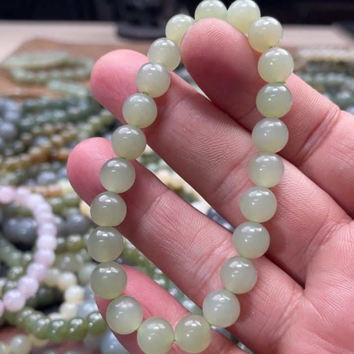 和田玉手链未镶嵌