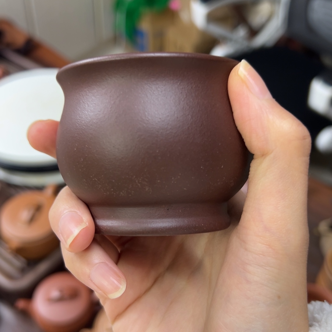 茶壶紫砂底槽清主人杯100毫升