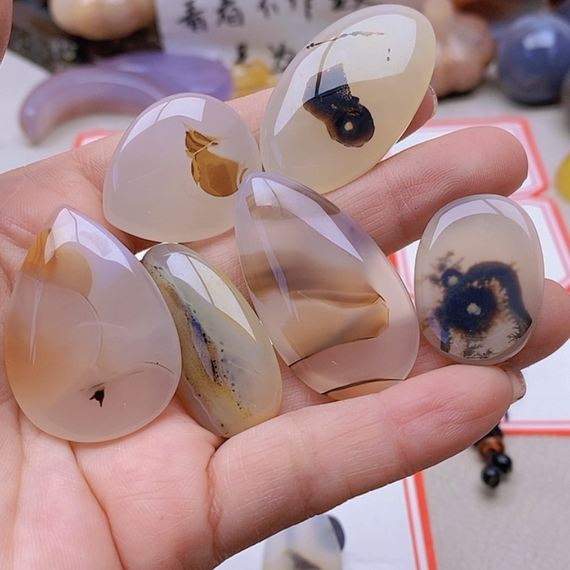 【闪购商品】未镶嵌玛瑙/玉髓珠宝半成品开****钱