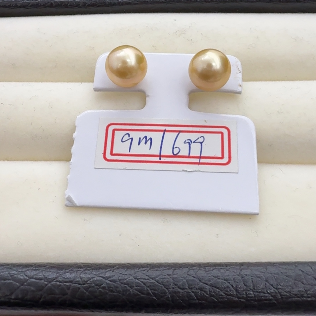 海水珍珠未镶嵌耳饰