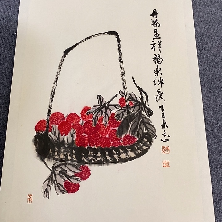 国画纯手绘写意画作45*68