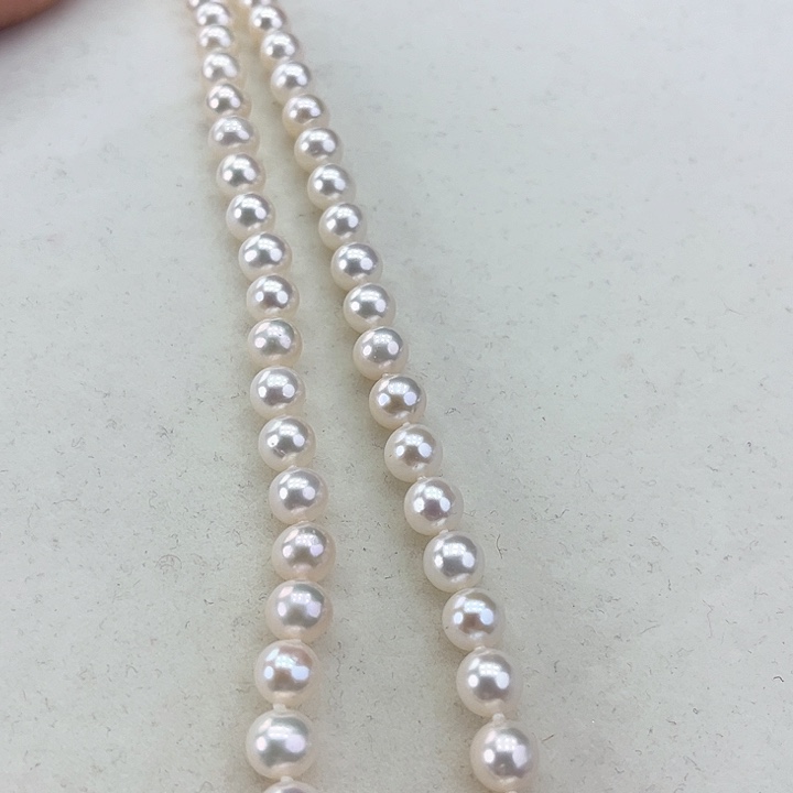 淡水珍珠颈饰银S925镶嵌7➕极光炫彩