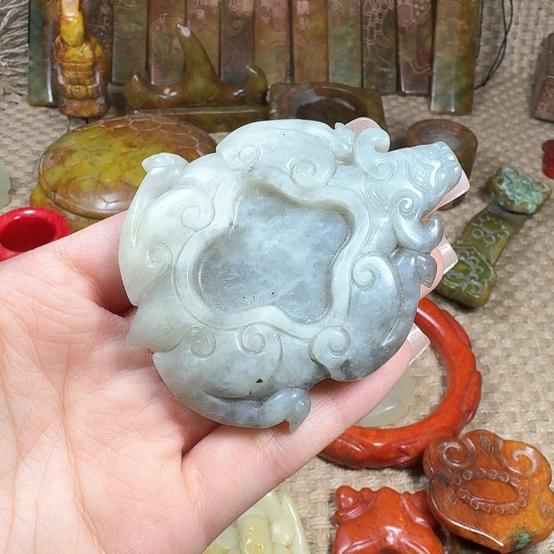 白玉菩提吊坠挂件