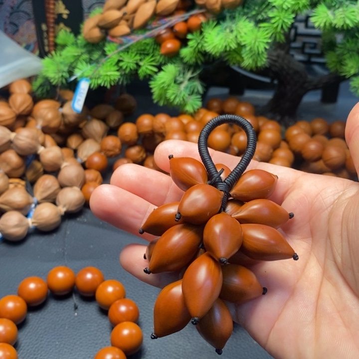 橄榄核手串1.3原籽19颗
