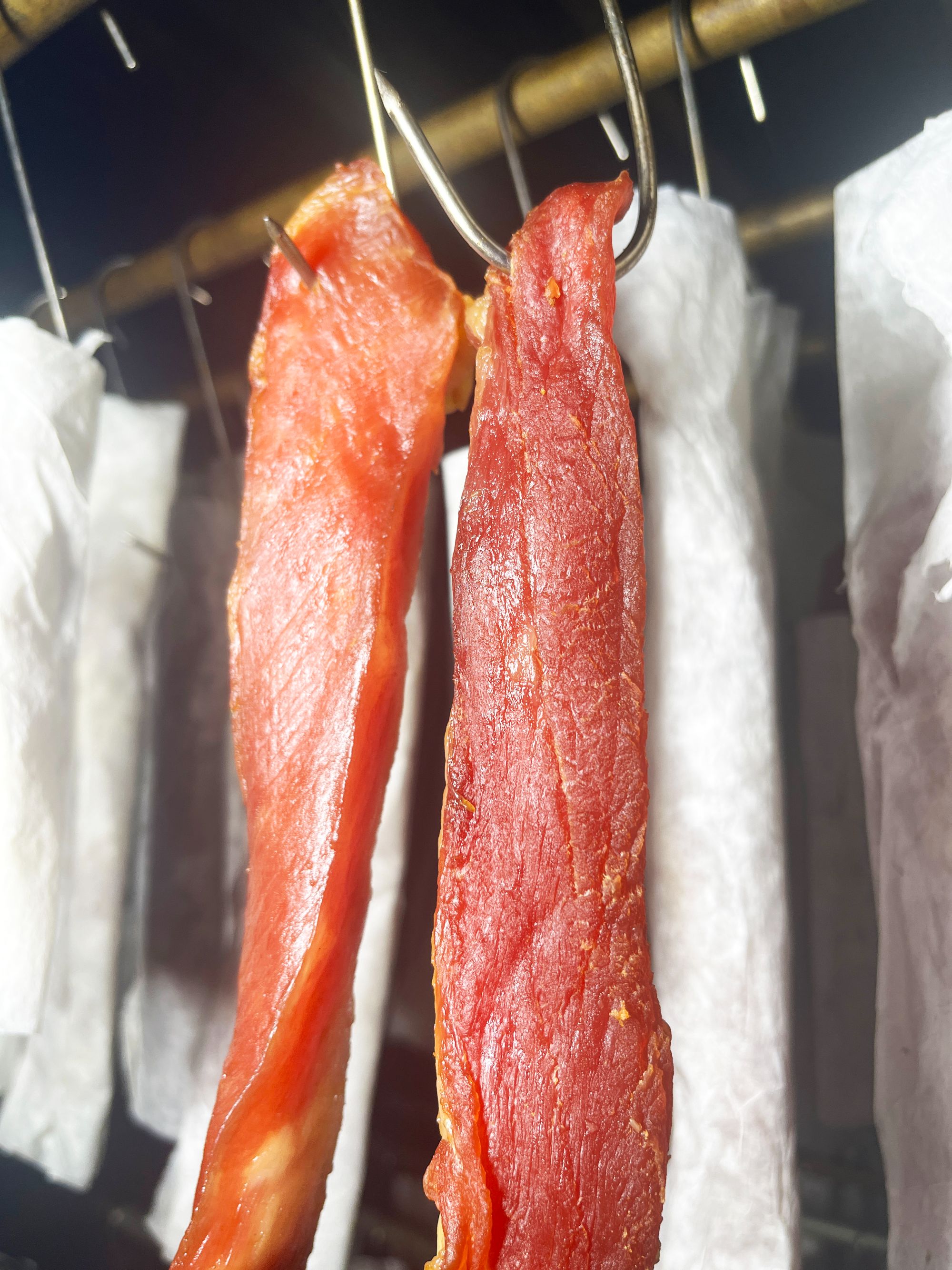 湖南安化特色烟熏纸包玫瑰肉（瘦肉条）1斤起