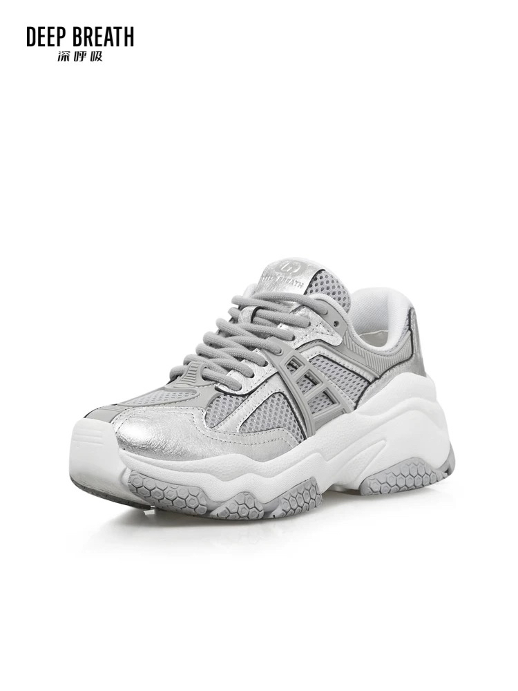 DEEP BREATH深呼吸女鞋新款复古老爹鞋女士休闲鞋