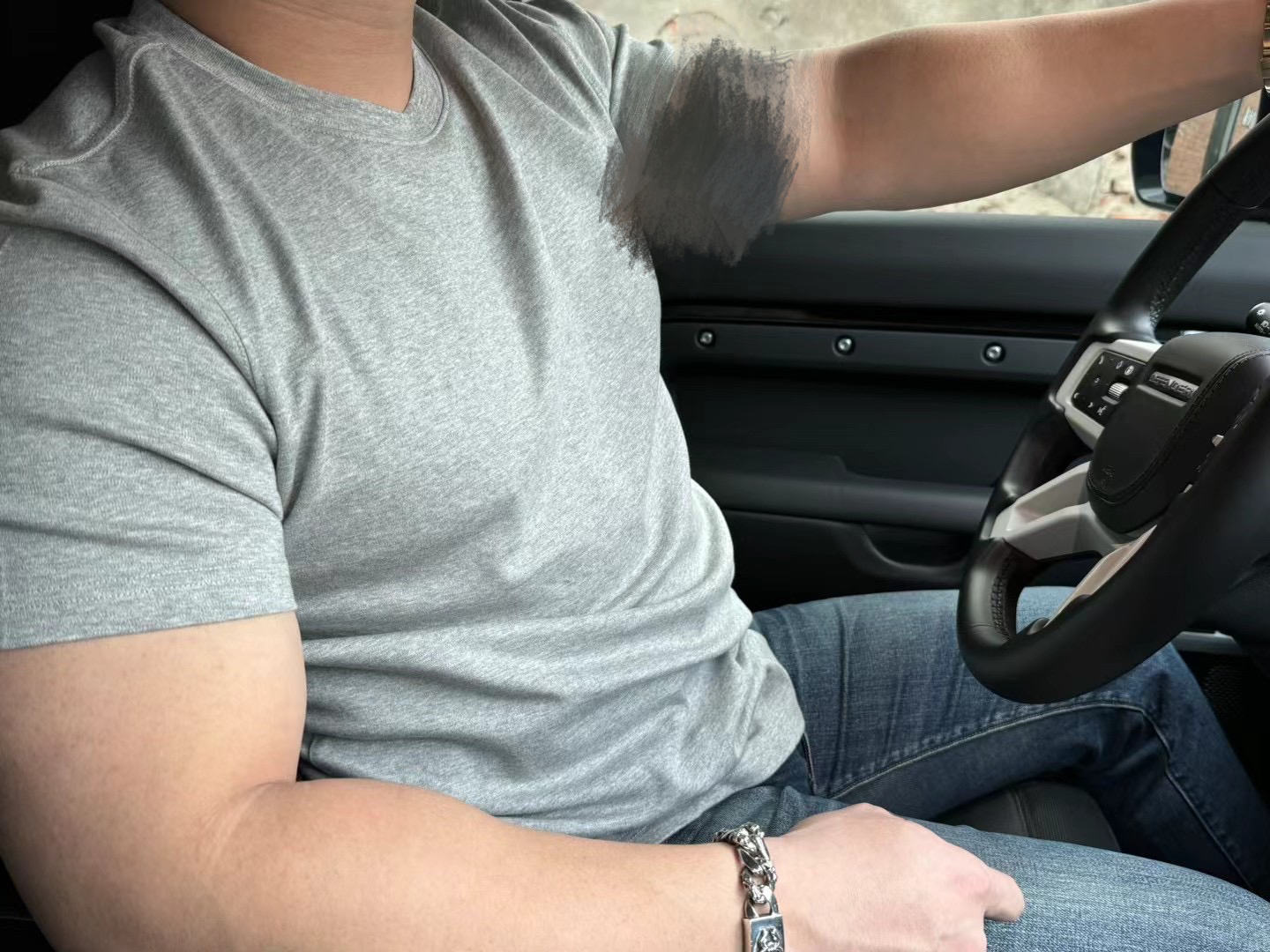 泡芙～男士精梳棉短袖修身