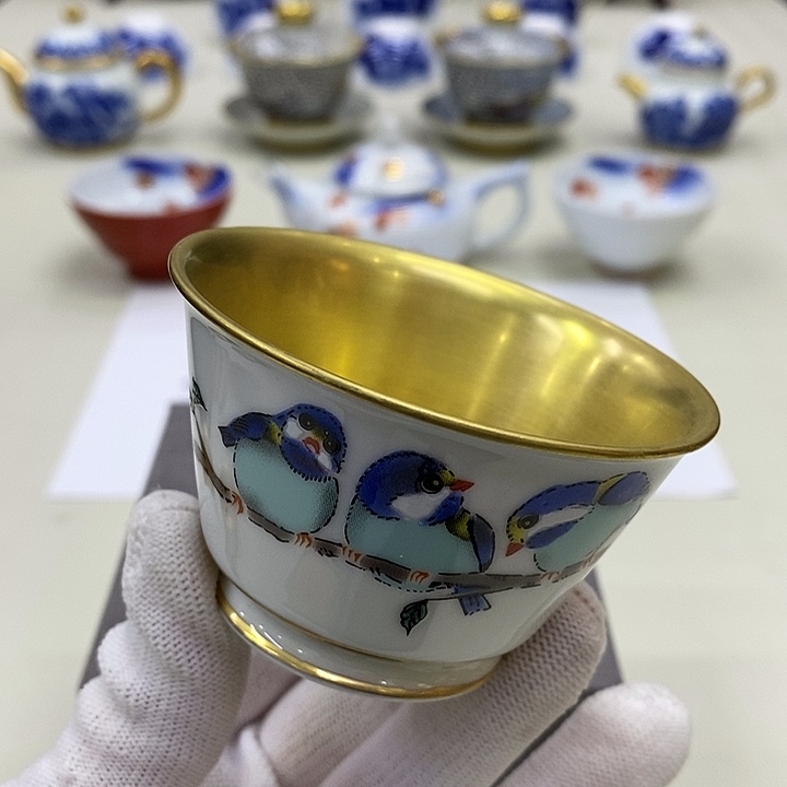 摆件口径7.5瓷器瓷器