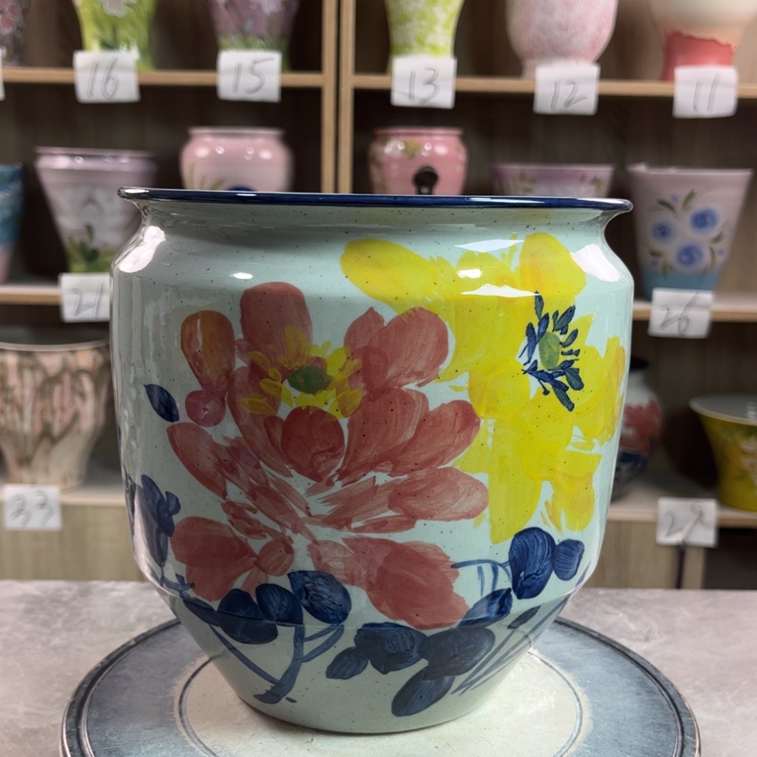 景德镇陶瓷花盆花盆