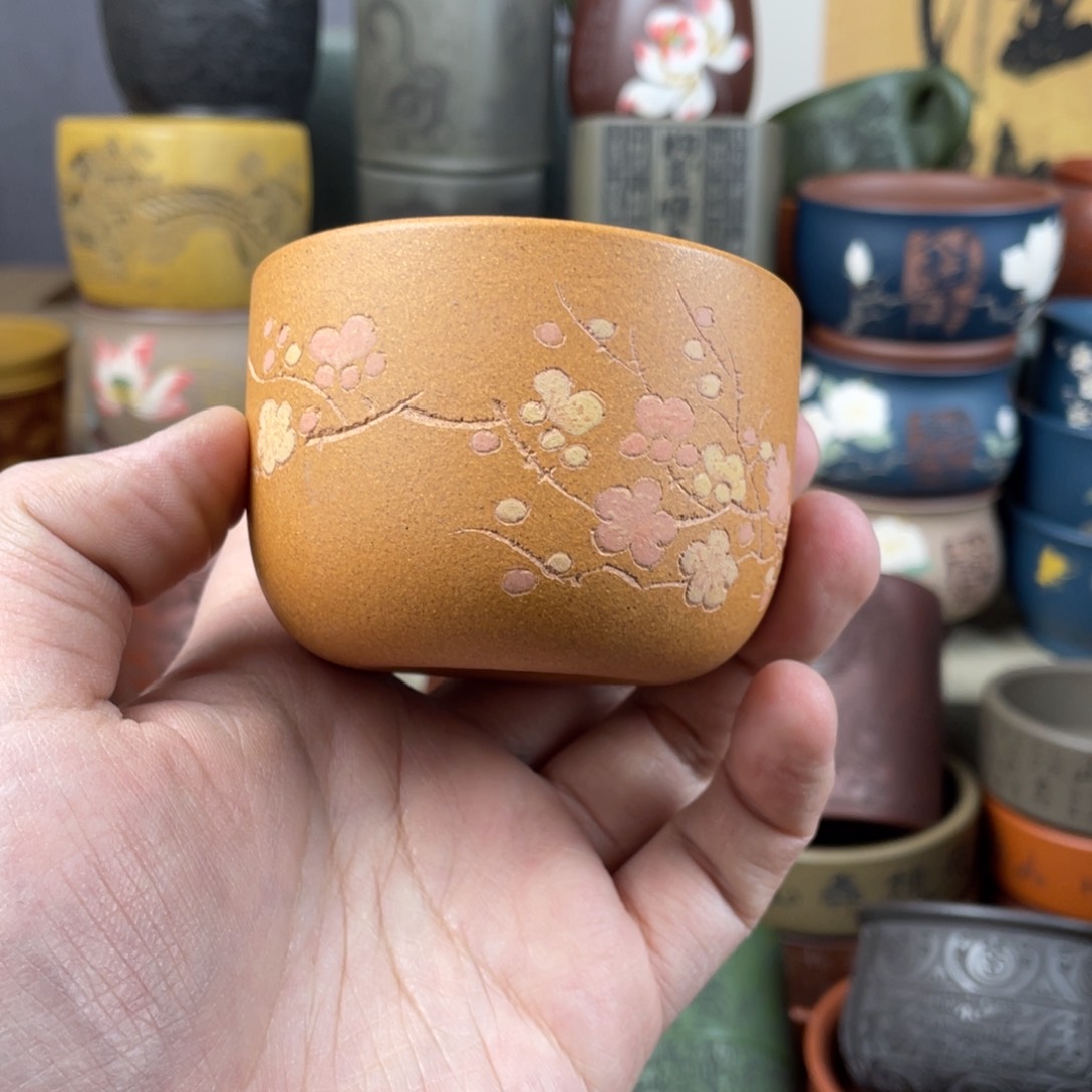 紫砂茶杯紫砂茶杯