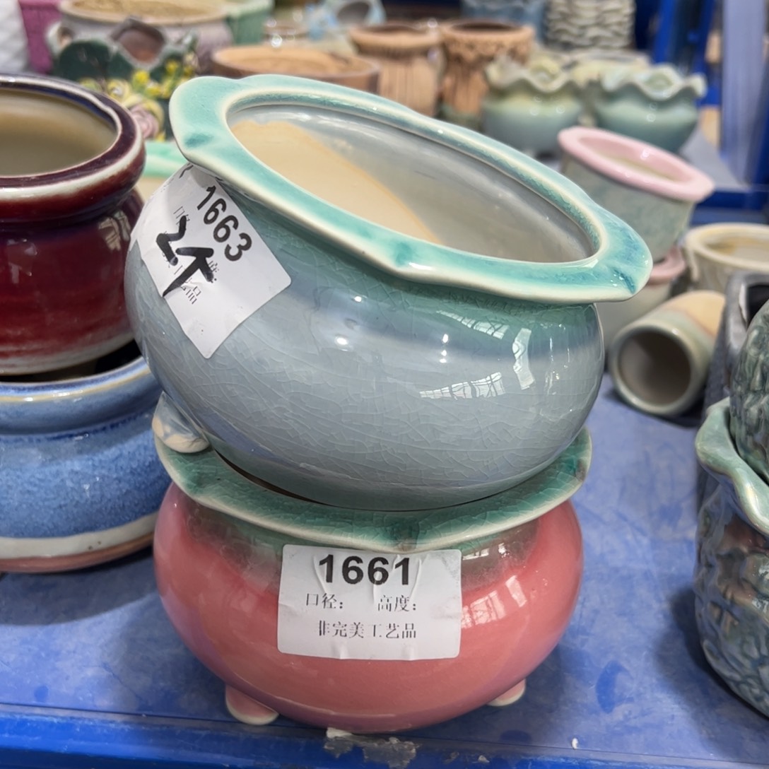 陶瓷陶瓷多肉花盆@@1663