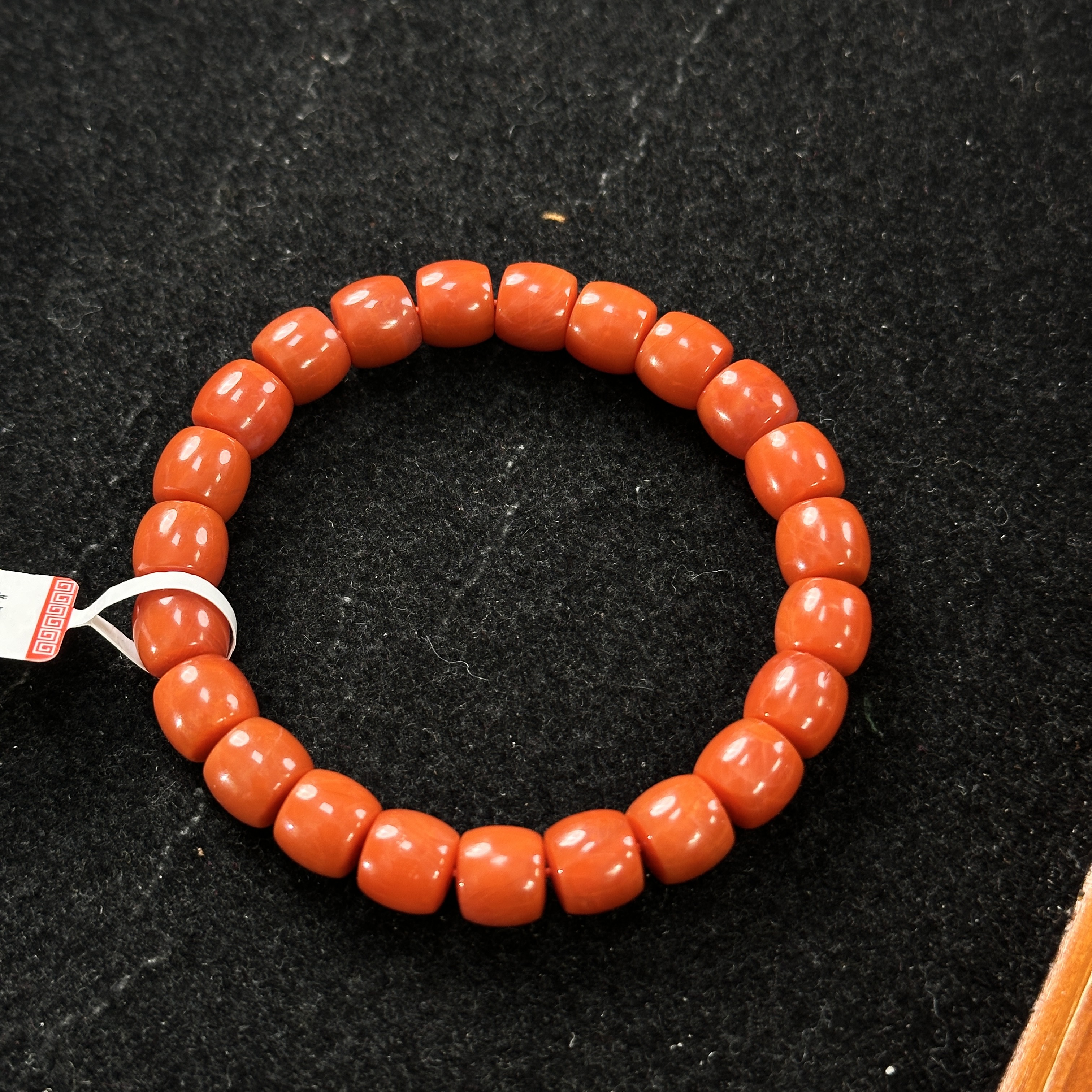 DZ7763 南红玛瑙 桶珠 手串光面（小）-FS