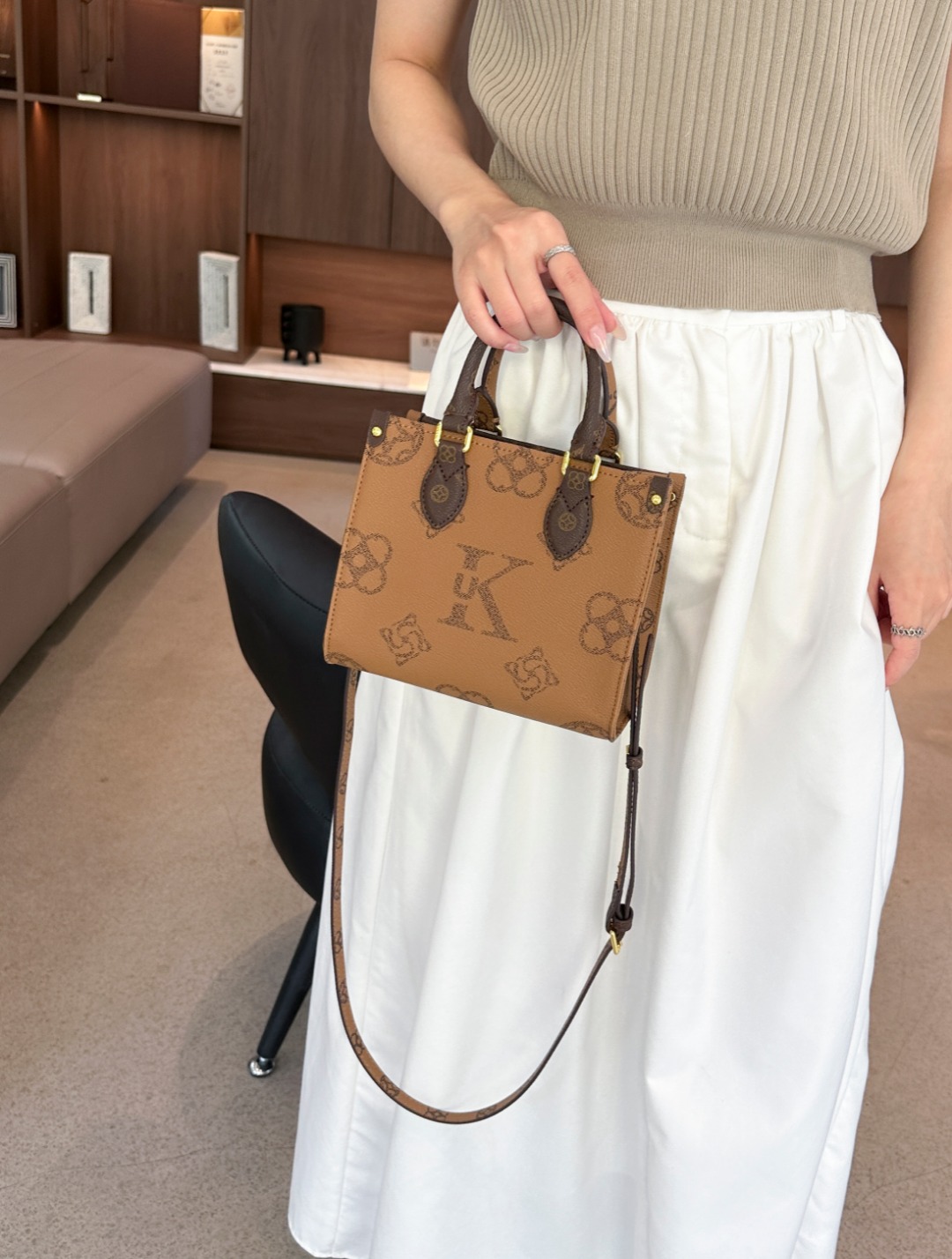 单肩手提式丛林包简约网红通勤斜跨气质韩版大气轻奢小众