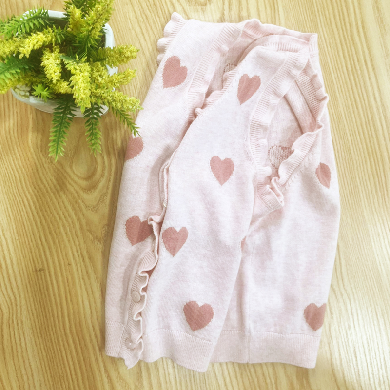 可爱【粉丝福利】春秋款女童毛衣背心马甲儿童宝宝