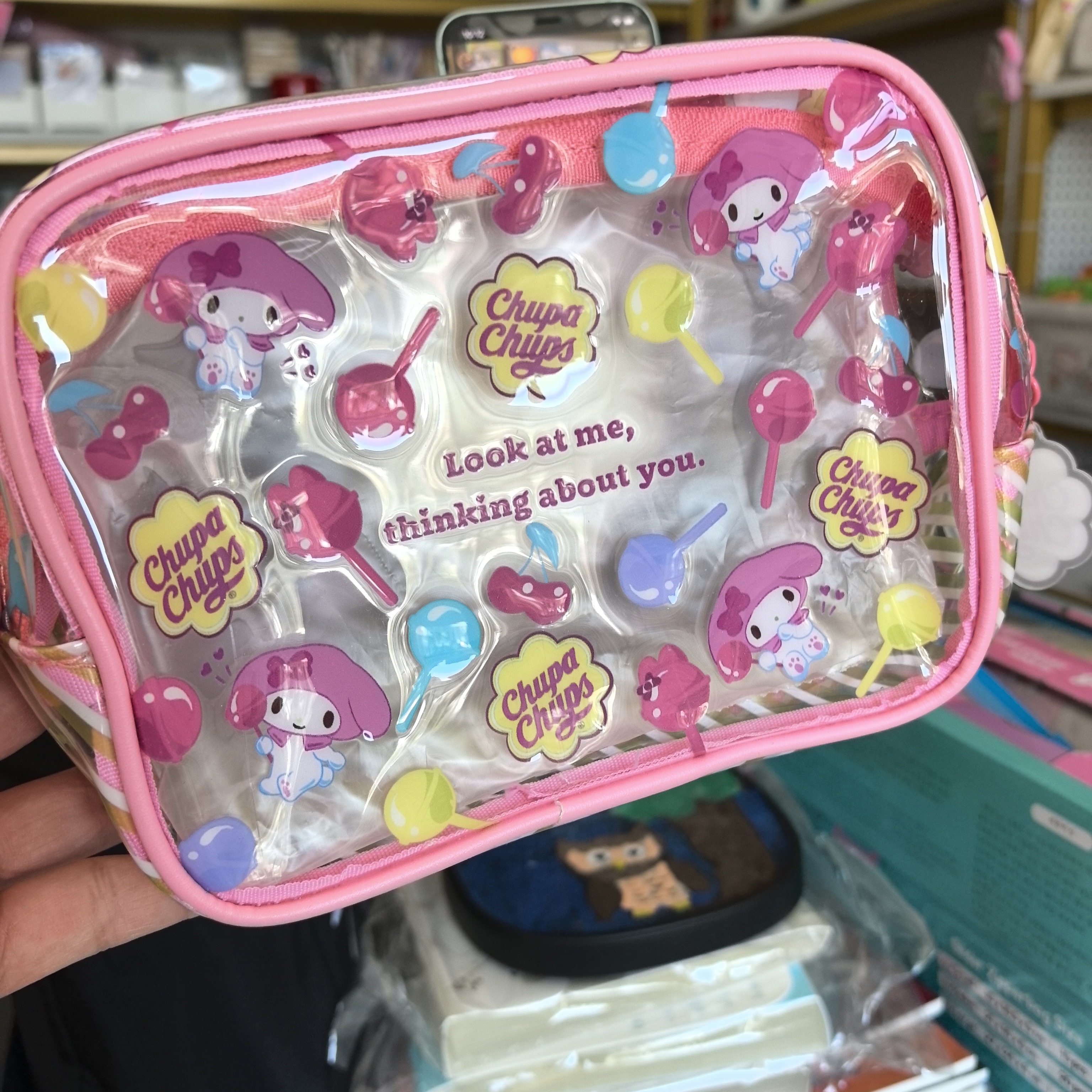印花卡通收纳学生复古风游泳手包款化妆包少女心日系