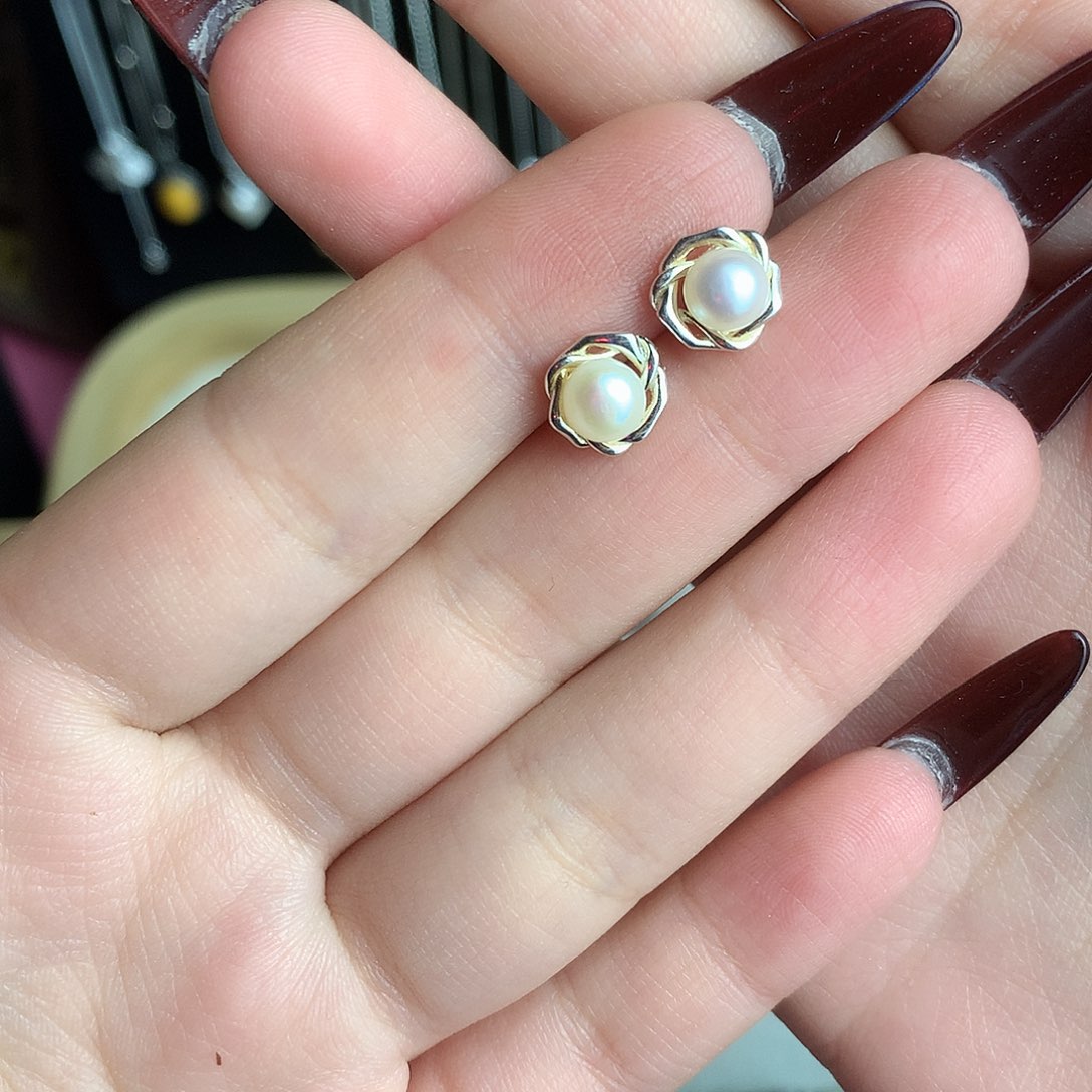 925银925纯银耳钉