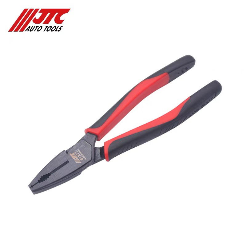 JTC汽修专用工具 英式双色柄钢丝钳7” JTC51277