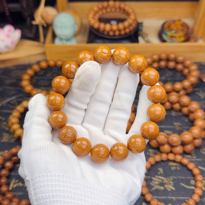 讨***月桃核手串2条桃核桃核