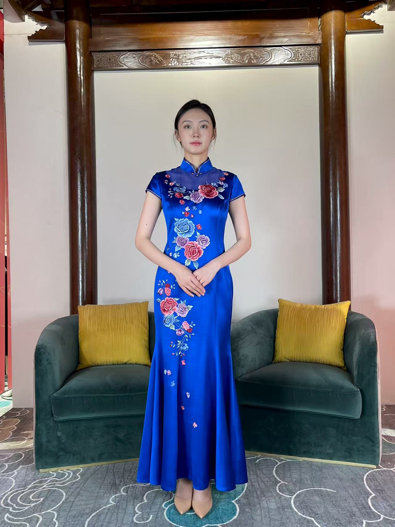懿菲旗袍礼服(瑰宝丹香)YF212L3289-3668