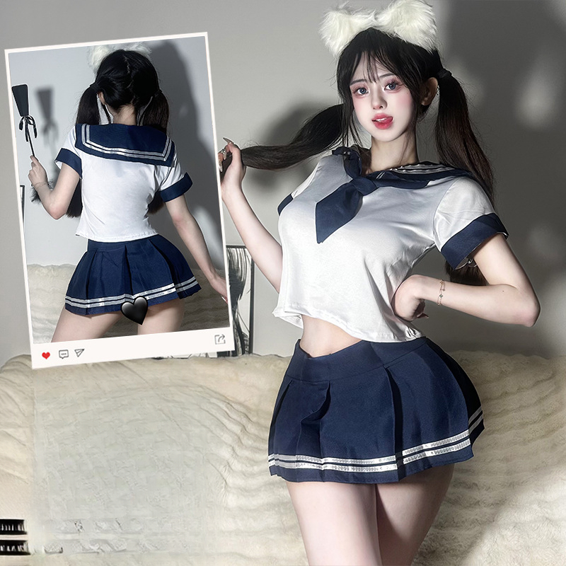 英伦学生服游戏制服水手服领带舞台学生装