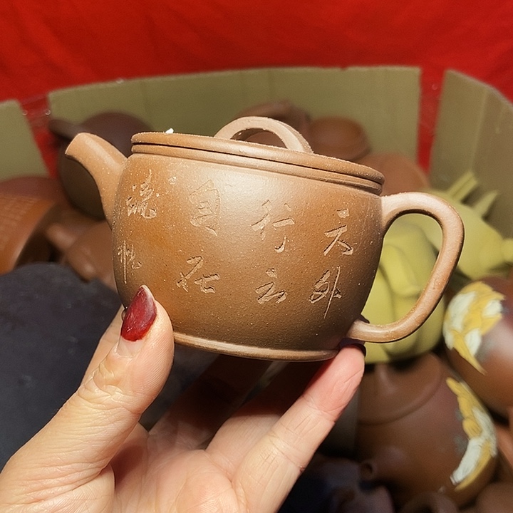 全手工制作宜兴紫砂手工茶壶